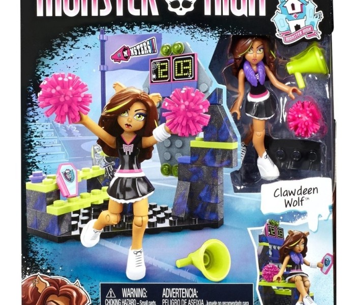 Промо-фото плейсета Mega Bloks Monster High Fear Squad Building Kit с Клодин Вульф