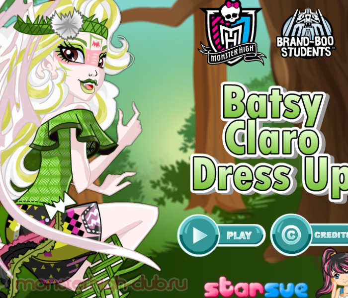 Одевалка Бэтси Кларо «Brand-Boo Students» — игры Monster High